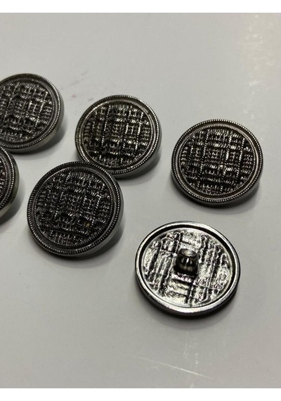 Trençkot Blazer Ceket Düğmesi Hasır Model Antrasit / 2 Cm