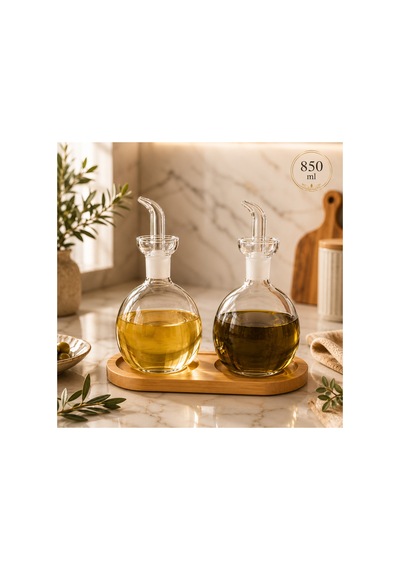 Bambu Standlı 2 Li 850 Ml Berosilikat Cam Damlatmaz Yağdanlık Seti Ayçiçek Yağı Zeytinyağ Şişesi 3 Parça Yağlık Set Gri Gri Bambu Standlı 2 Li 850 Ml Berosilikat Cam Damlatmaz Yağdanlık Seti Ayçiçek Yağı Zeytinyağ Şişesi 3 Parça Yağlık Set Gri Gri