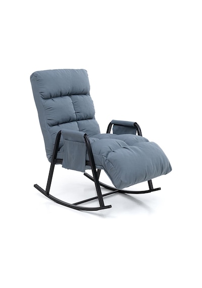 Pafu Lena Outdoor Bahçe Su Geçirmez Fonksiyonel Sallanan Koltuk - Gri-mavi