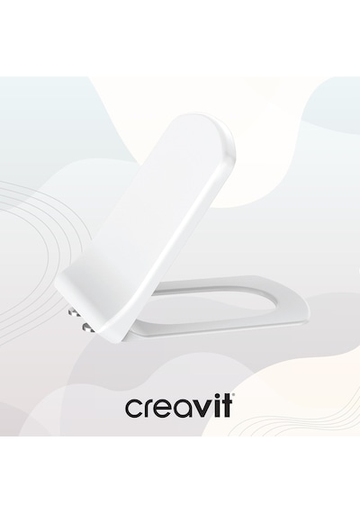 Creavit Lara Thermoplast Yavaş Kapanan Klozet Kapağı KC1603.03.0000E