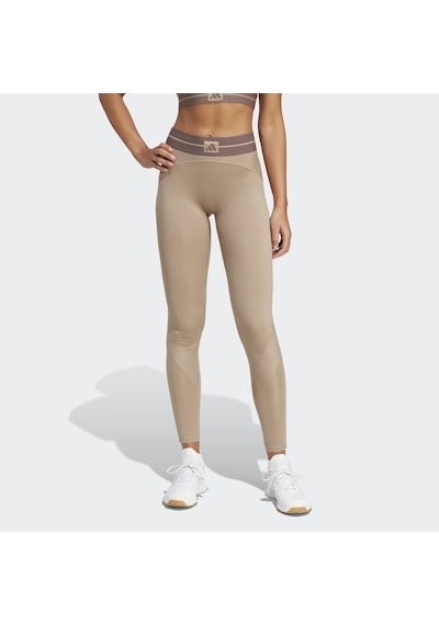 Adidas Jy2068 Hyg Rıb 1-1 L Kadın Spor Tayt Krem