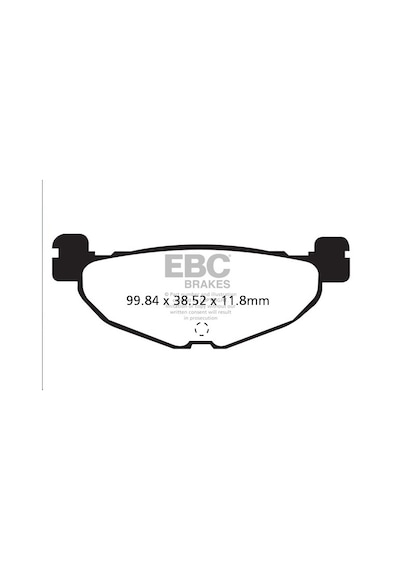 Ebc Fren Balatası Sfa408 Tmax 500 530 Yp 400 Majesty Non Abs 04-1