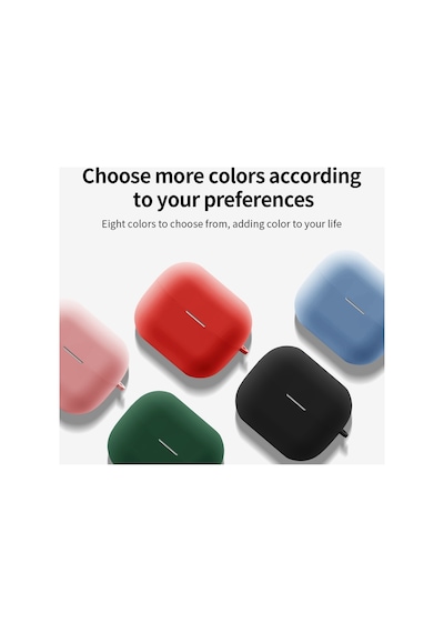 Samsung Galaxy Buds 3 Pro Kılıf Askı Aparatlı Mat Silikon Açık Yeşil