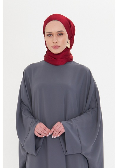 Hürrem Bone Bordo Düz Klasik Şal Turlu Polyester Lüx Janjan 202126 16 Bordo