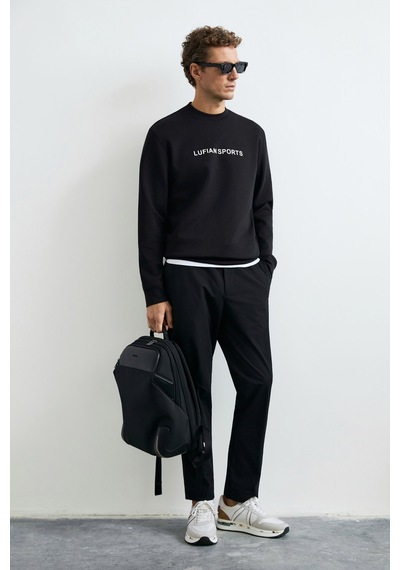 Lufian Rowan Erkek Sweatshirt Siyah Siyah 112030195100100