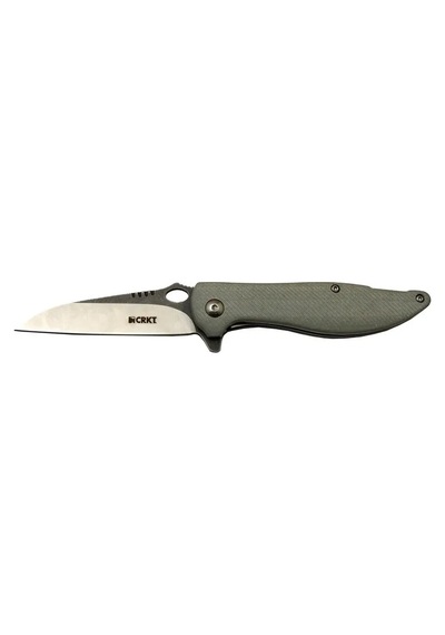 Hubrendy Çer Crkt Lotus 1265 Gri Kamp / Outdoor Çakı 18cm - Yarı Otomatik, Kemerlikli, Kutulu