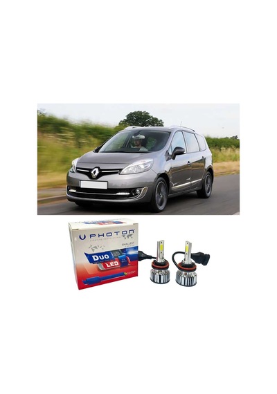 Renault Scenic Kısa Far Ampulü H7 Duo Yeni Seri Beyaz 2009-2016