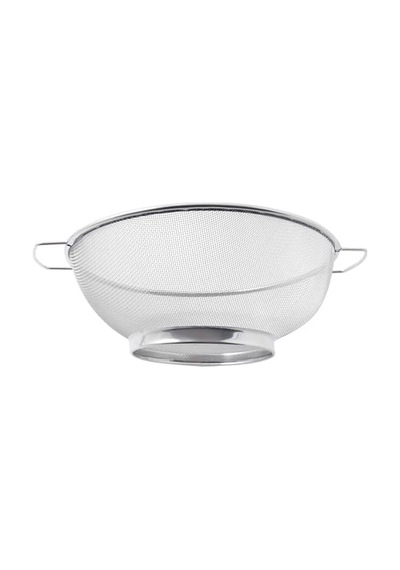 Metal Süzgeç, Paslanmaz Çelik, Çok Amaçlı Ve Dayanıklı Tasarım, Ergonomik Saplı, Makarna, Sebze Ve Meyve İçin İdeal, Kolay Temizlik, Mutfak İçin Şık Ve Pratik 22 Cm