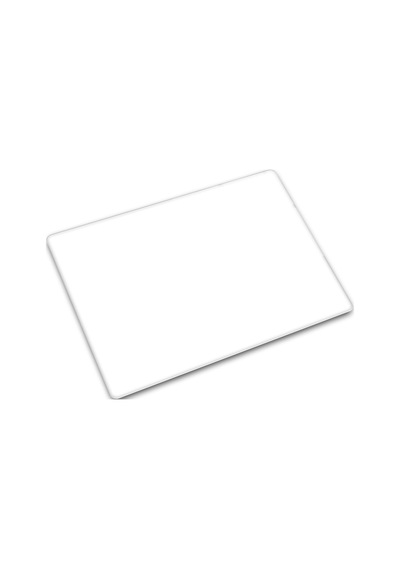 Düz Renk - Beyaz Cam Kesme Tahtası 30cm X 40cm