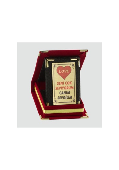 Canım - 552 - Sevgilim - Edntrend - Plaketi Kırmızı