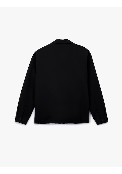 Koton Slim Fit Uzun Kollu Gömlek Yaka Fermuarlı Bomber Ceket Siyah 6wam20008ıw Siyah Koton Slim Fit Uzun Kollu Gömlek Yaka Fermuarlı Bomber Ceket Siyah 6wam20008ıw Siyah