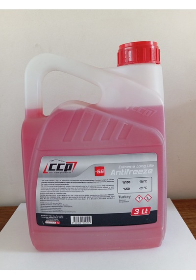 Ccp Extreme Longlıfe Antıfreeze Concantre -56 3 Lt Kırmızı