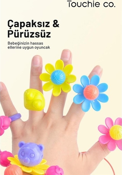 Touchie Co. 169 Parça Plastik Takı Yapım Seti Kız Çocukları Için