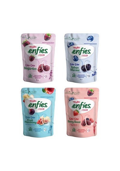Yayla Enfies Freeze Dried 4 Lü Böğürtlen /yaban Mersini/berry Boost/fruit Harmony 15 G