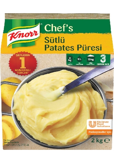 Knorr Sütlü Patates Püresi 4 x 2 KG