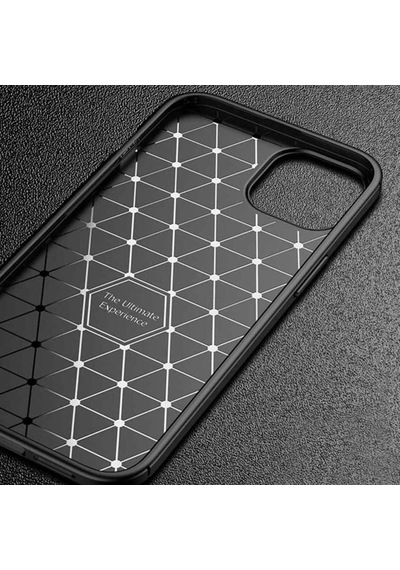 Apple Uyumlu  iPhone 13 6.1 Kilif Karbon Tasarim Negro Silikon Kapak 474330683