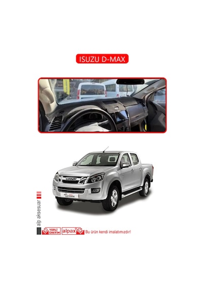 Isuzu D-maxtorpido Koruma Halısı Kırmızı Kenar