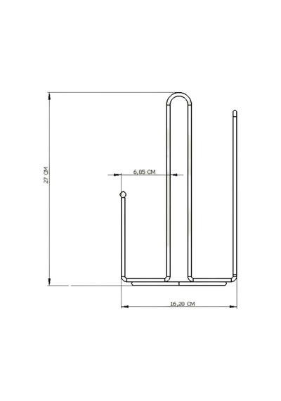 Edora Home Kırmızı Kağıt Rulo Havluluk Ayraçlı - Metal Paslanmaz Kırmızı