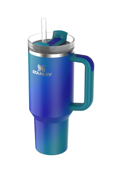 Quencher H2.0 Flowstate Pipetli Termos Bardak 1.18 Litre - Sea Glass Aura Paslanmaz Çelik Çok Renkli