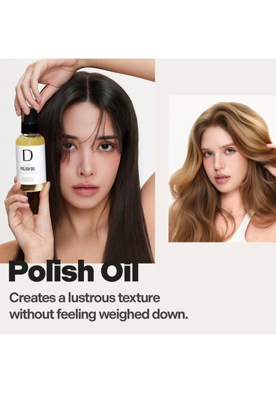 Saça Parlak Ve Islak Bir Görünüm Sunan, Bitkisel Özler İçeren Saç Yağı Pro Airy Polish Oil