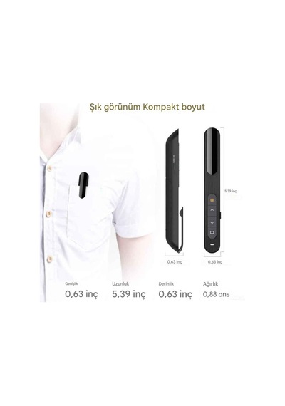 Wireless Presenter Kablosuz Lazer Kalem Sunum Kumandası