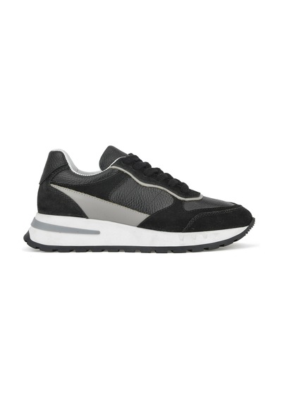 Ziya, Kadın Hakiki Deri Sneaker 1431000z6020 Siyah 1431000z6020 000 Siyah