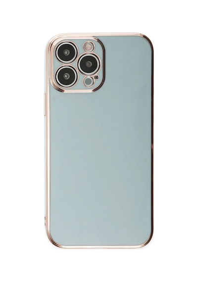 Apple iPhone  Uyumlu- 15 Pro Max Kılıf Volet Silikon - Açık Yeşil