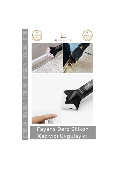 Ürün Fayans Banyo Mutfak Silikon Derz Kazıyıcı Sıyırıcı Uygulayıcı 3 İn 1 Aparat