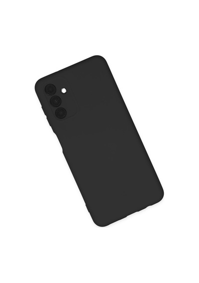 Galaxy A04s Kılıf Nano İçi Kadife Silikon - Siyah Bz8683140438289