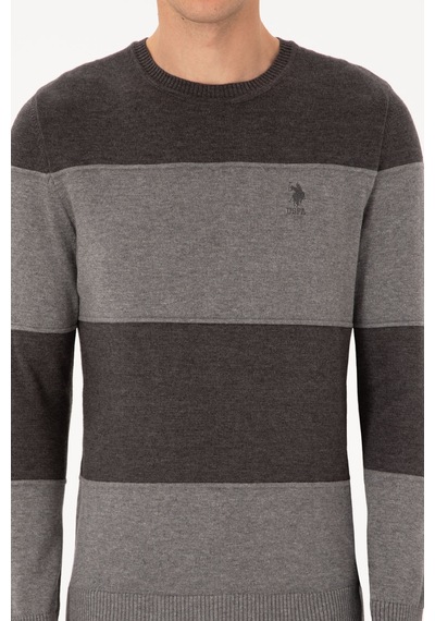 U.S. Polo Assn. Erkek Antrasit Melanj Kazak 50307874-VR081