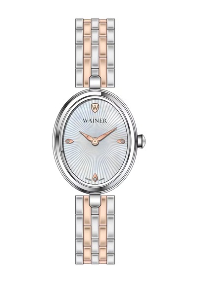 Wainer 22 Mm Quartz Saat Wa.18210-c Sedef
