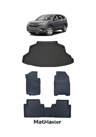 Honda Cr-v 2015 Model 5d Premium Ekstra Havuzlu Paspas Ve Bagaj Havuzu Set