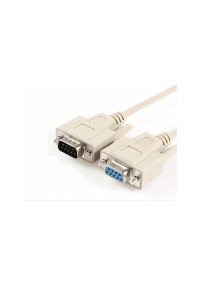 9 Pin Seri RS232 Com Port Dişi Erkek Kablo