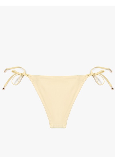 Koton Koton X Sibil Çetinkaya - Yanları İpli Bikini Altı Turuncu 6sak00075mm