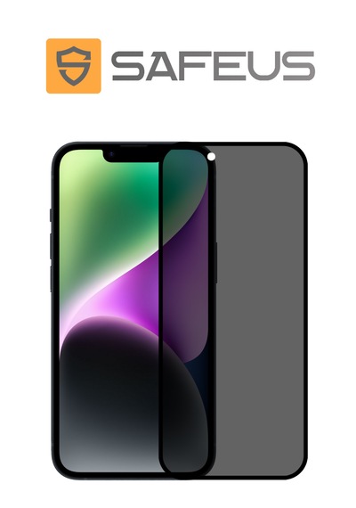 Safeus Tam Kaplayan Hayalet Parmak İzi Bırakmayan Safir Ekran Koruyucu Cam , Apple Uyumlu iPhone 14 Plus İle