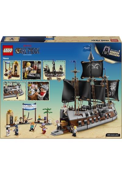 LEGO® ONE PIECE Garp’ın Savaş Gemisi 75646 - 9 Yaş ve Üzeri Çocuklar için 8 Minifigür İçeren Oyuncak Yapım Seti (1705 Parça)