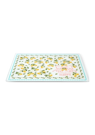 Aryıldız Limone Cam Kesme Tahtası 25x35 Cm Renkli