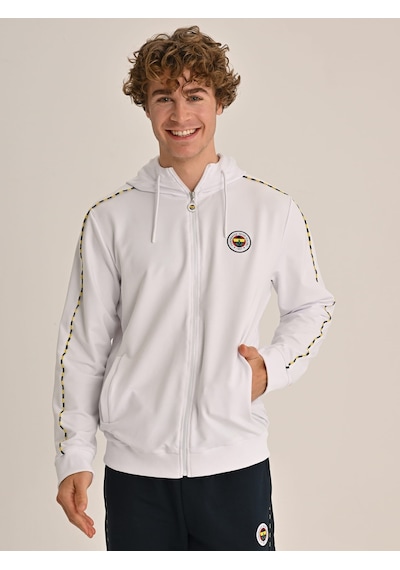 Fenerbahçe Erkek Trıbun Basıc Sweat BEYAZ