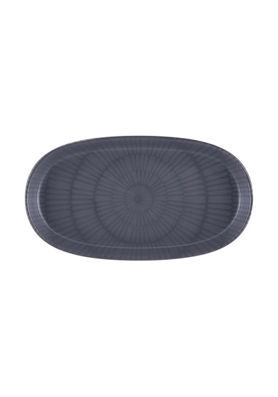 The Mia Noon Oval Servis 2li Gri 26 Cm