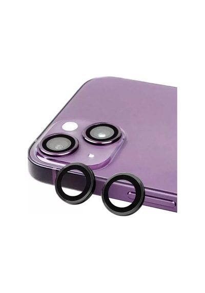 Newface Apple iPhone Uyumlu 15 Raze Metal Kamera Lens - Siyah