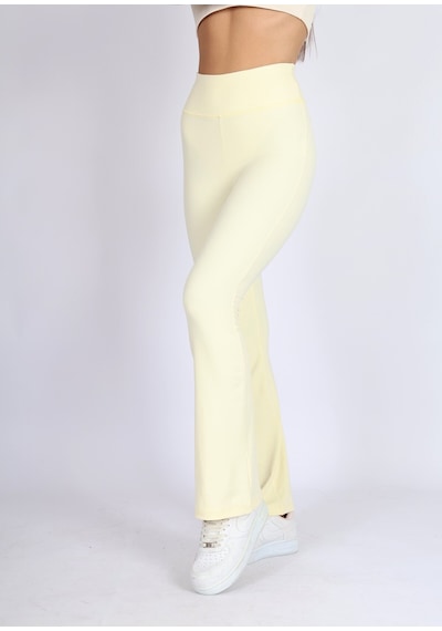 Soft&Basic Kadın 2'li İspanyol Paça Flare Yoga Tayt Pantalon Siyah-mavi Soft&Basic Kadın 2'li İspanyol Paça Flare Yoga Tayt Pantalon Siyah-mavi