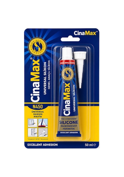Şeffaf Silikon 50 Ml Genel Amaçlı Güçlü Yapıştırıcı Cam Banyo Lavabo Pencere Sızdırmazlık Silikonu