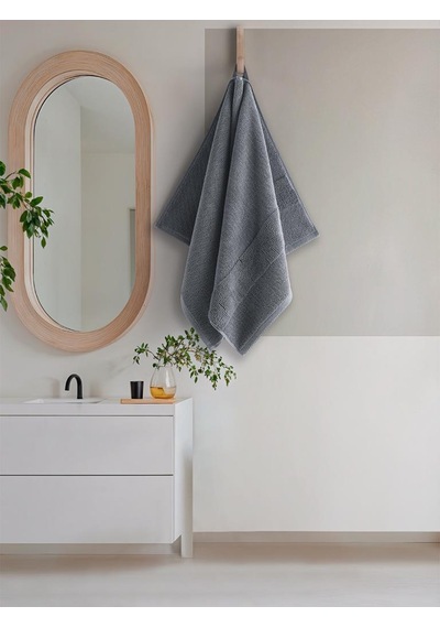 Cotton %100 Banyo Havlusu 50x90 Cm Mavi