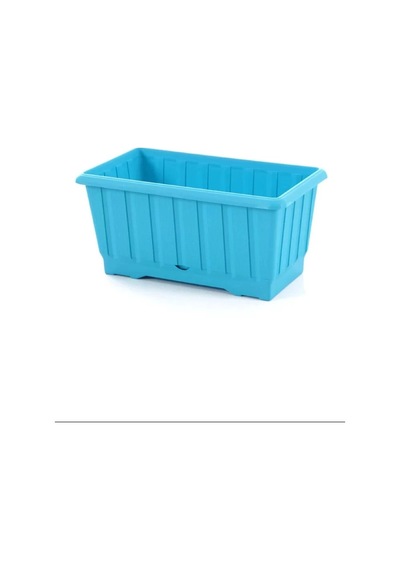 Hubrendy Tedarik Klasik Balkon Çiçek Ve Bitki Saksısı No:1 - 4.3 Litre Royaleks-s231