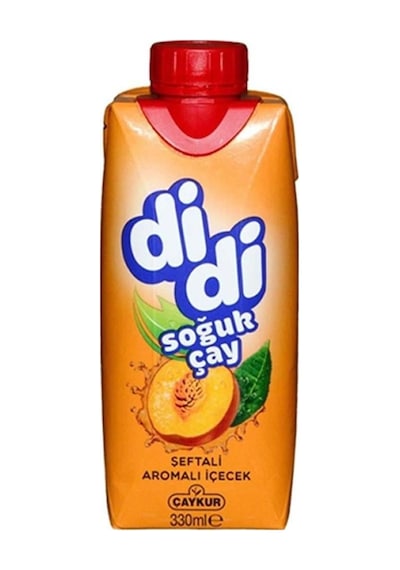 Çaykur Didi Şeftali Aromalı Soğuk Çay Kutu 330 Ml X 12 Adet