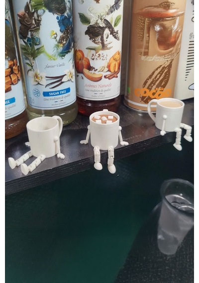 Mini Marshmallowlu Sıcak Çikolata Figürü - Dekoratif Obje Sıcak Çikolata - 703877801