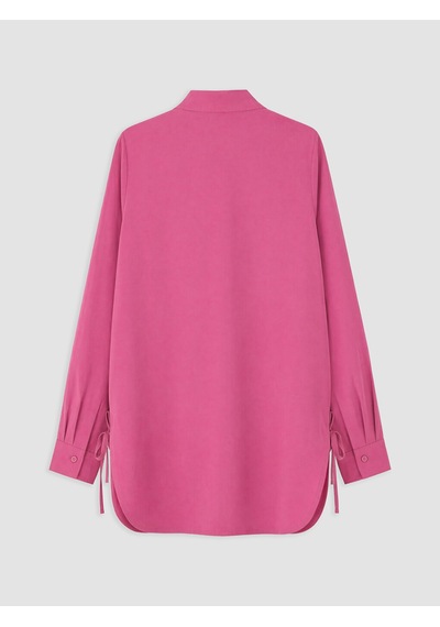 Lcw Everyday Fuşya Oversize Modal Karışımlı Kadın Gömlek Tunik