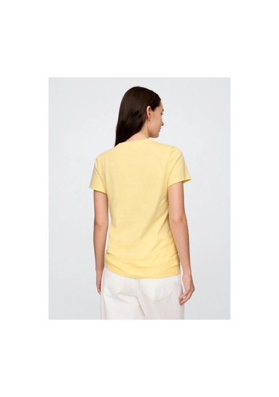 Kadın Gap Logo T-shirt Sarı