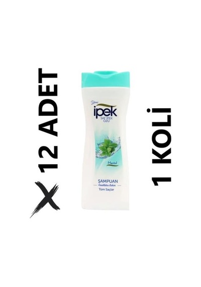 İpek Saf İpek Özü Mentol Şampuan 12 X 480 Ml