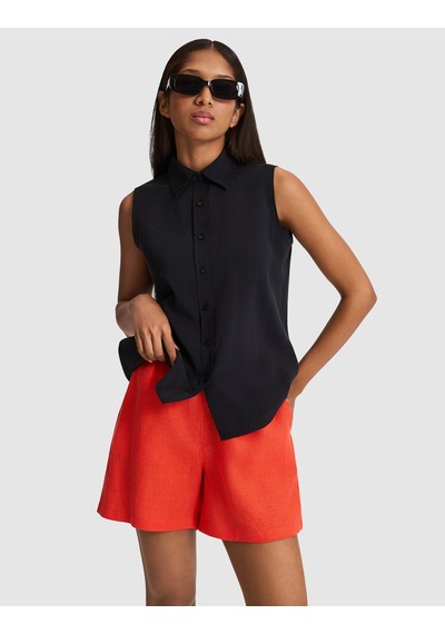 Pierre Cardin Kadın Siyah Gömlek Kısa Kollu 50328644-vr046